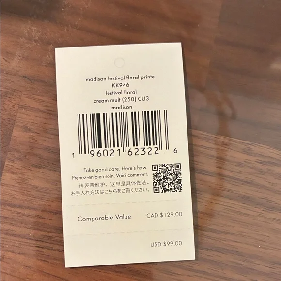 Kate Spade Multicolor Floral Slim Card Holder Wallet New w Gift Box Cream Multi - Picture 5 of 8